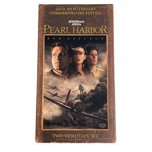 Pearl Harbor Commemorative Edition 2 VHS Set 2001 PG13 u Ben Affleck Kate Beckin
